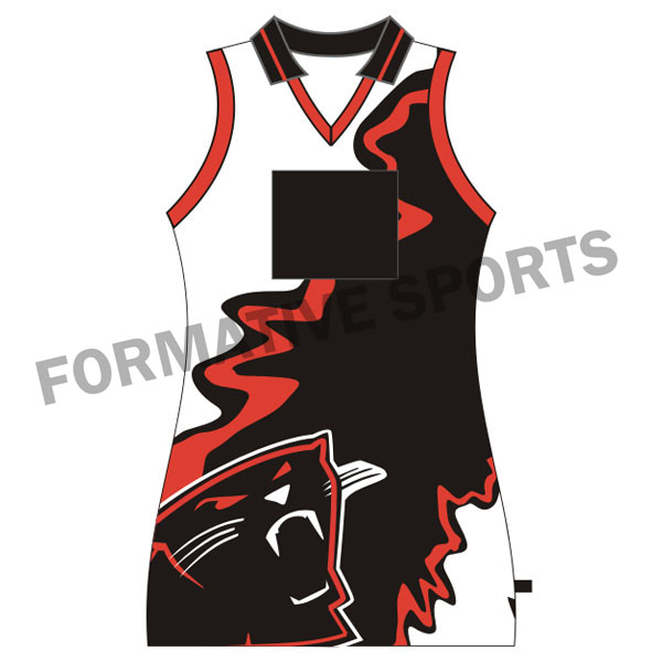 custom sublimated netball tops